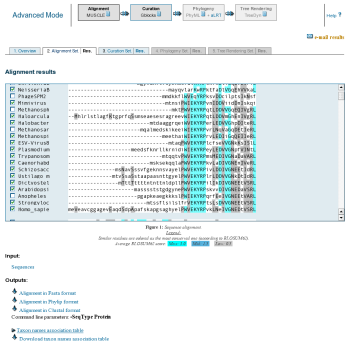 advanced mode sequence explorer output screenshot
