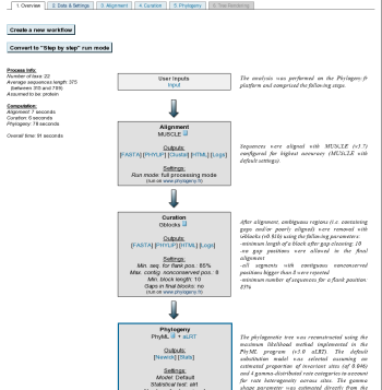 advanced mode workflow overview screenshot