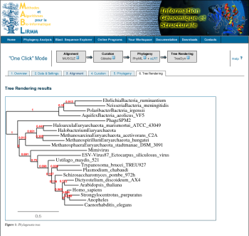 one click output screenshot